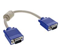 InLine® 17803 Câble S-VGA, 15 broches HD prise / prise, beige, 0,3m