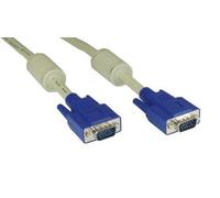 InLine 17805 Câble Audio vidéo - Câble AV (0.5m, VGA (D-Sub), VGA (D-Sub), S-VGA) Beige, Bleu