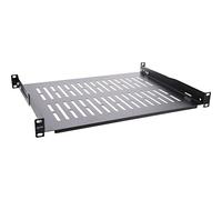 InLine 19" Fachboden 350mm 50kg 1HE RAL 9005 schwarz (19114C)