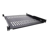 InLine 19" Fachboden 450mm 50kg 1HE RAL 9005 schwarz (19114E)