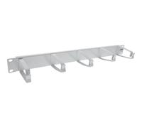 InLine® 19110D InLine® Panneau guide-câbles 19", 5 grands étriers, RAL 7035, gris