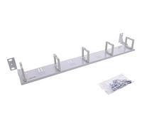 Inline 19110K Panneau de Gestion de câbles avec 5 étriers rotatifs en Plastique Horizontal 1U Gris Clair RAL 7035 pour Armoire réseau et Armoire Serveur