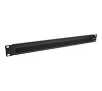 InLine® 19111D InLine® 19" Plaque passe-câbles avec brosse, 1UH, RAL 9005 noir