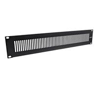 InLine® 19111H Panneau borgne InLine® 19" perforé, 2U, RAL 9005 noir