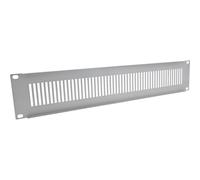 InLine® 19111I Panneau aveugle InLine® 19" perforé, 2HU, RAL 7035 gris
