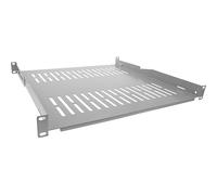 InLine 19114F Tablette 19", 450 mm, 50 kg, 1U, Gris RAL 7035