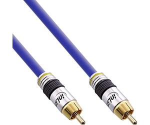 InLine 1xCZoll câble AV Premium 20m