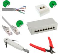 InLine® 20156I Kit d'installation réseau Cat.5e