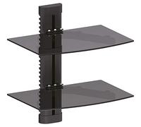 InLine Support mural 23151b pour DVD, Blu-Ray et récepteur satellite Noir