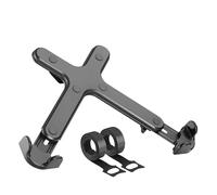 Inline 23162B Support pour Ordinateur Portable jusqu'à 17" VESA 75 x 75/100 x 100 avec Sangle de sécurité, Coussinets en Silicone et stoppeur, pour Montage sur Bras d'écran