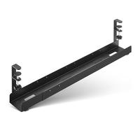 InLine 23190E Rail de Gestion de câbles, réglable mécaniquement, à 3 Niveaux, 80/100/120 cm, pour Montage sous évier sans perçage, avec Serre-vis, Gestion des câbles, pour Bureau