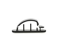 10 pcs Gestionnaire de câbles de sac avec ruban adhésif 5.4cm noir