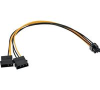 InLine® 26628 Adaptateur d'électricité interne, 2x4 broches à 6 broches pour cartes graphiques PCIe (PCI-Express)