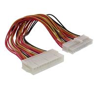 InLine Rallonge de câble d'alimentation ATX 24 broches (M vers F) 30 cm bloqué Multicolore 26629