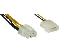 InLine® 26630 Adaptateur d'électricité, 4 broches à 8 broches, bloc d'alimentation à carte mère, 0,45m