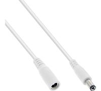 InLine® 26802E InLine® DC Rallonge, DC prise/prise femelle 5,5x2,1mm, blanc, 2m