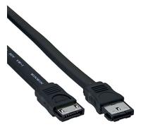 InLine® 27515 InLine® eSATA sur SATA câble de raccordement externe, blindé, noir, 1,5m