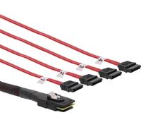 - Câble interne SAS - crossover - 4 voies - SATA pour 4i Mini MultiLane 36 broches - 75 cm