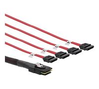 - Câble interne SAS - crossover - 4 voies - SATA pour 4i Mini MultiLane 36 broches - 75 cm