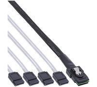 InLine 27610C câble Serial Attached SCSI (SAS) 0,5 m Rouge