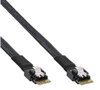 InLine 27642B câble Serial Attached SCSI (SAS) 1 m 24 Gbit/s Noir