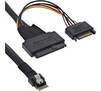InLine 27644B câble Serial Attached SCSI (SAS) 1 m 24 Gbit/s Noir
