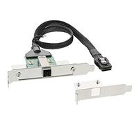 InLine 27658b Slot SAS HD avec Câble (PCI, Externe sff-8644 sur Interne SFF-8087, 0,5 m