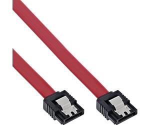 InLine 27705A Câble de SATA - Câble SATA (Rouge)