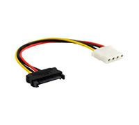 InLine 29669A Câble Adaptateur d'alimentation SATA 15 Broches vers fiche 4 Broches 0,3 m