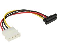 InLine - Adaptateur secteur - alimentation SATA (M) pour alimentation interne 4 plots (M) - 15 cm - connecteur à 90° G