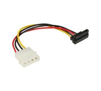 - Adaptateur secteur - alimentation SATA (M) pour alimentation interne 4 plots (M) - 15 cm - connecteur à 90 °