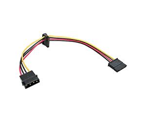 InLine 29672C Interne 0.3m SATA Noir, Rouge, Blanc, Jaune câble électrique - Cables électriques (Mâle/Femelle, Noir, Rouge, Blanc, Jaune, 0,3 m, SATA 15-pin)