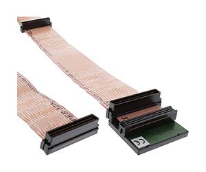 InLine 29953A SCSI U320 Câble Plat 68 Broches 3 Voies pour 2 appareils avec terminateur