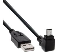InLine 2m USB 2.0 A - Mini-B m/m câble USB USB A Mini-USB B Noir - Câbles USB (2 m, USB A, Mini-USB B, 2.0, Male connector / Male connector, Noir)