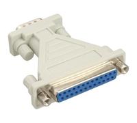 InLine 31249 changeur de genre de câble 9pin male 9-pin Sub D Beige