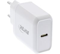 InLine® 31501W InLine® USB PD bloc d'alimentation chargeur Single USB Typ-C, Power Delivery, 25W, blanc