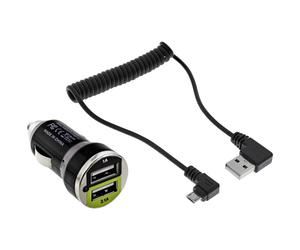 InLine 31502C chargeur d'appareils mobiles Universel Noir USB Auto
