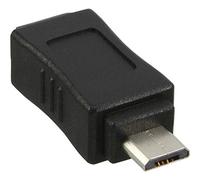 InLine 31602 Adaptateur Micro-USB Micro-B plug à Mini USB 5 pin socket