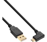 InLine 31705T câble USB 0,5 m USB A Micro-USB B Noir - Câbles USB (0,5 m, USB A, Micro-USB B, 2.0, Male connector / Male connector, Noir)