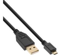 InLine 31715P câble USB 1,5 m USB A Micro-USB B Noir