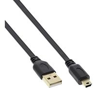 InLine 31805F câble USB 0,5 m USB 2.0 USB A Mini-USB B Noir