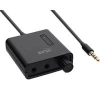 InLine® 33057I Amplificateur pour casque stéréo mobile, avec Bass-Boost, jack 3,5mm, 1x IN, 2x OUT