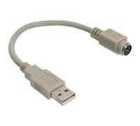 InLine 33102 câble Série Beige 0,2 m 6-p Mini-DIN USB A