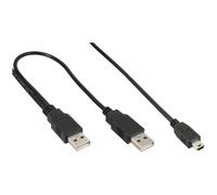InLine 33107X câble USB 1 m Mini-USB B Noir