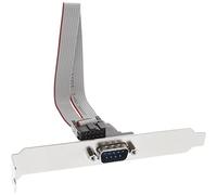 InLine 33208 DB9 10Pin Grey Cable Interface/Gender Adapter - Cable Interface/Gender Adapters (DB9, 10Pin, Female/Female, Grey, Metal, 0,25 m)