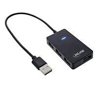 InLine® 33293I Hub USB 2, 4 Ports, Noir, câble 30 cm