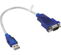 InLine® 33304 Câble adaptateur USB vers série, prise A vers prise Sub D 9 broches