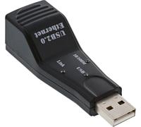 InLine® 33380H Adaptateur réseau USB 2.0, 10/100MBit