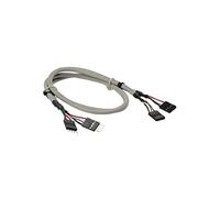 InLine 33440J Câble rallonge Interne avec 2 connecteurs mâle 4 Broches vers connecteur Femelle USB 2.0 0,6 m 1 pieza
