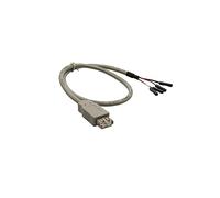 InLine 33440L câble USB 0,4 m USB 2.0 USB A Gris